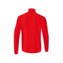 Erima Essential Team Tracktop Sports Jacket - comfortable, ribbed cuffs, side pockets red/grey boys